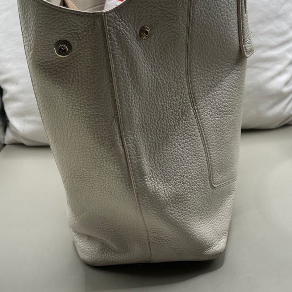 Furla Italian Luxury Cream Leather Tote Bag Exceptional Quality Furla Beautiful - Picture 5 of 16